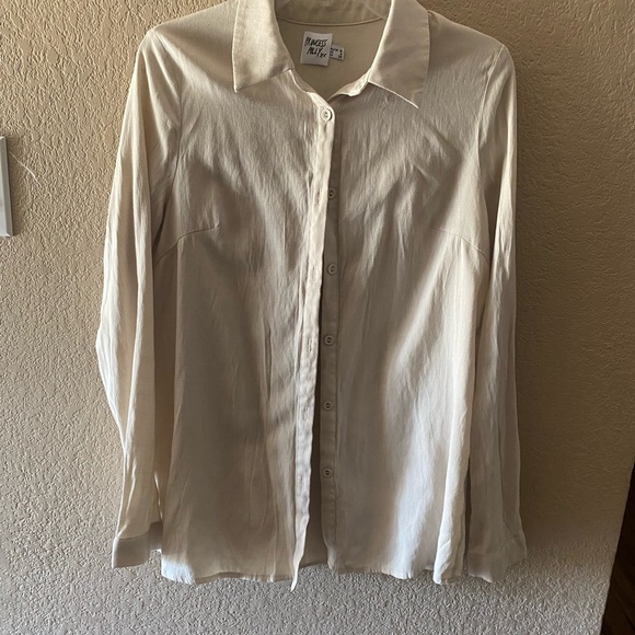 Princess Polly Long Sleeve Button Down Shirt size 6 - Picture 2 of 7